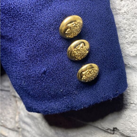 ⭐️Herbert Grossman Navy blue Jacket Women's Size Large - Picture 7 of 7